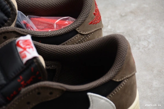 SP Scott Jordan Mocha 1 Retro Low CQ4277-001 OG Travis 0805